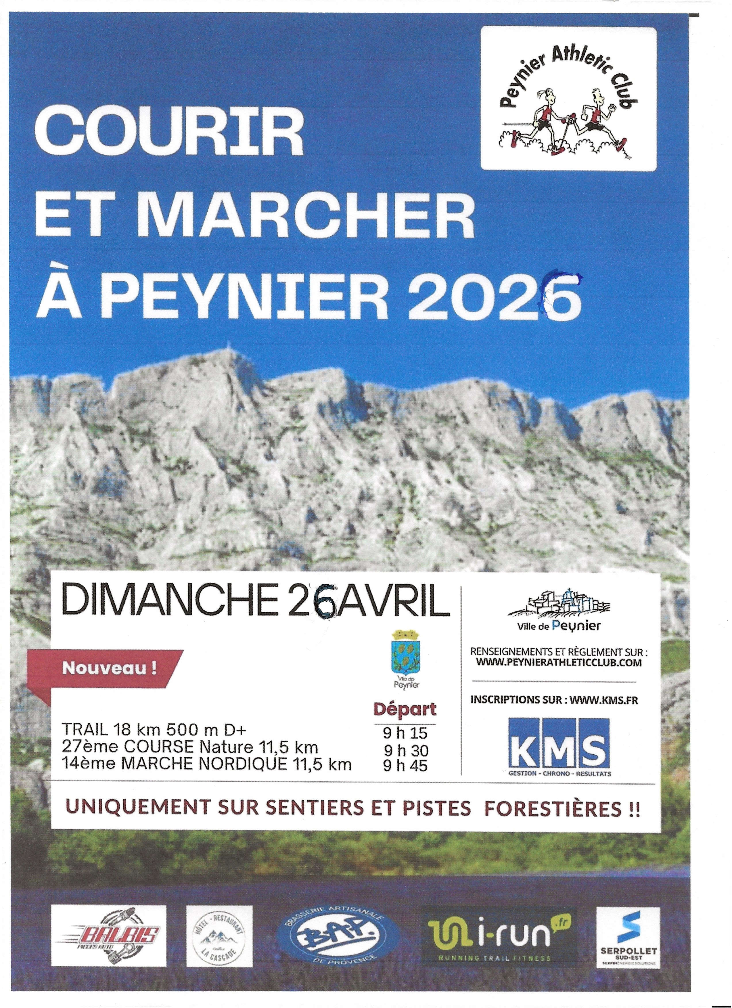 COURIR ET MARCHER A PEYNIER : image