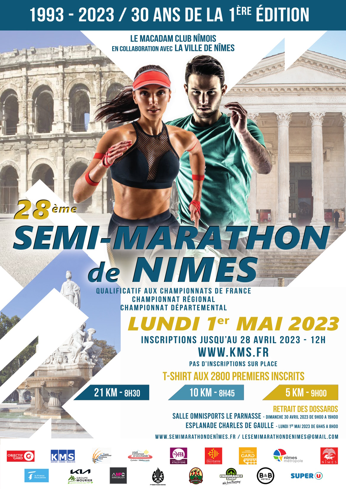 5Km, 12Km et Semi Marathon de Nimes