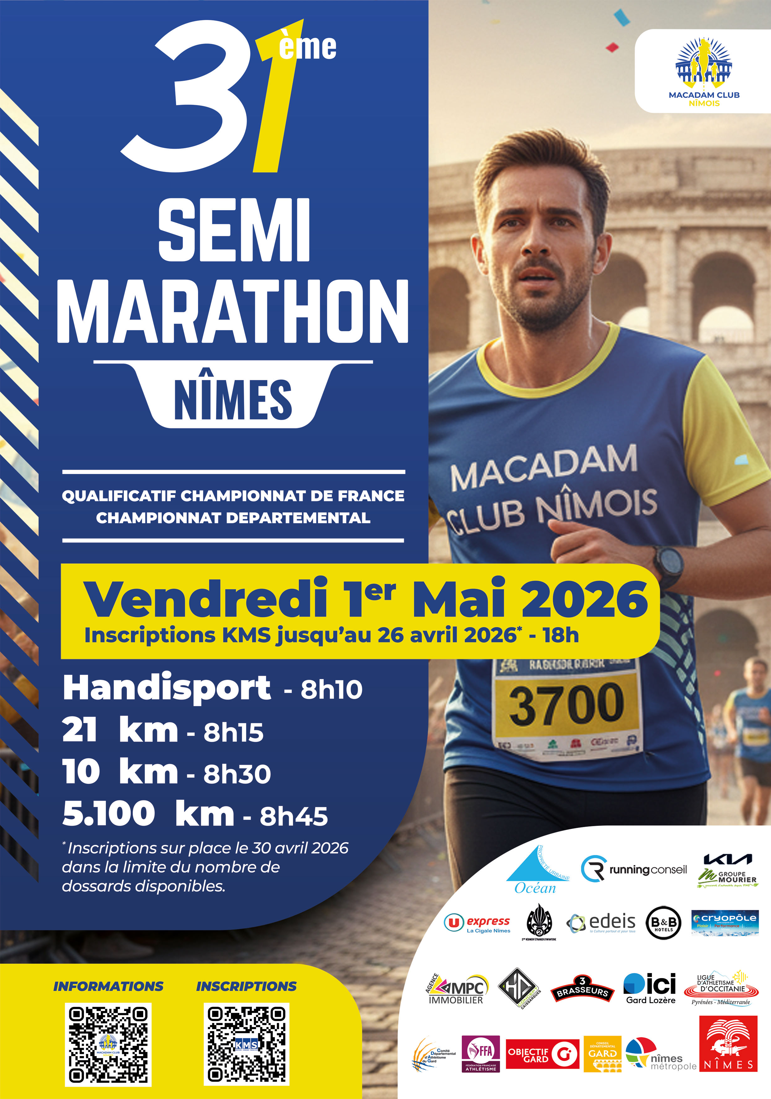 5.100Km, 10Km et Semi Marathon de Nimes : image