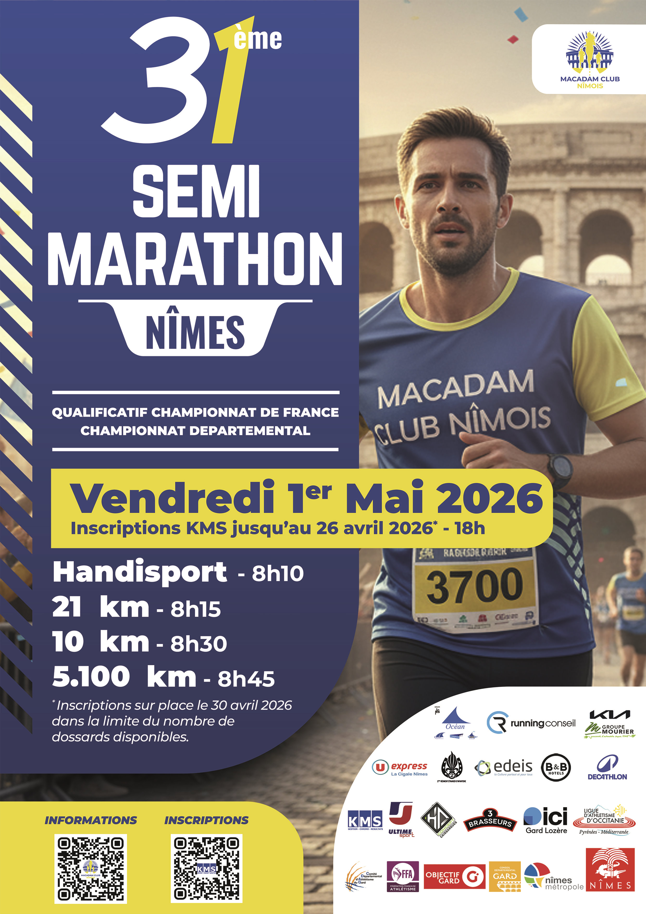 5.100Km, 10Km et Semi Marathon de Nimes : image