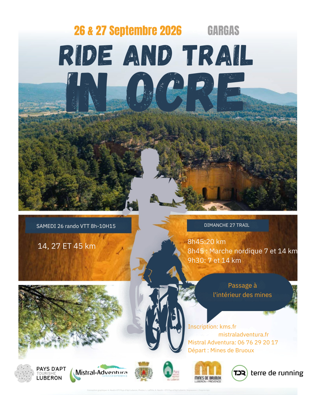 Ride and Trail In Ocre : image