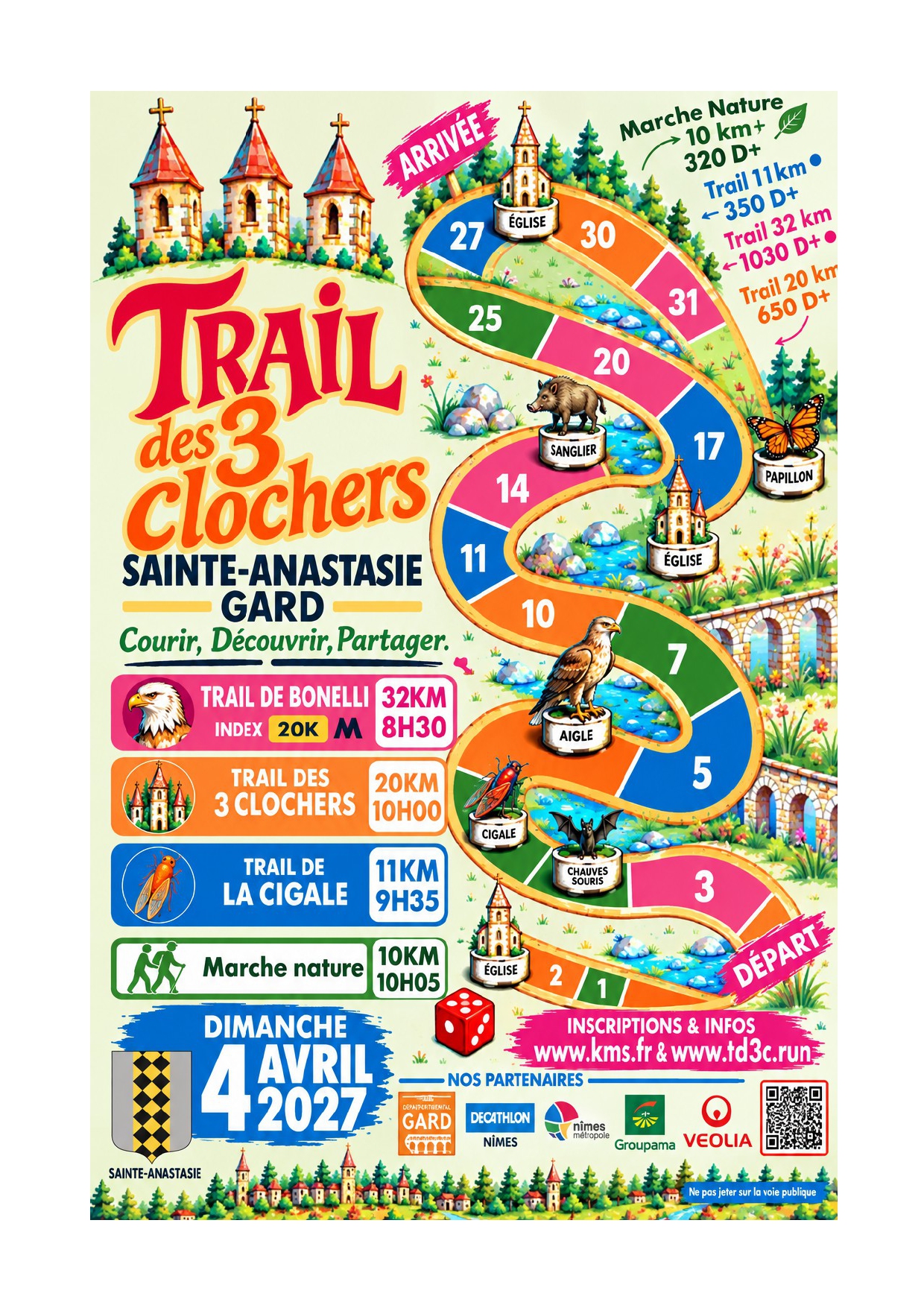 TRAIL DES 3 CLOCHERS : image