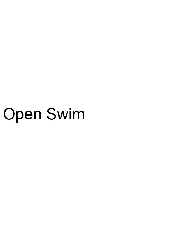 Open Swim : image