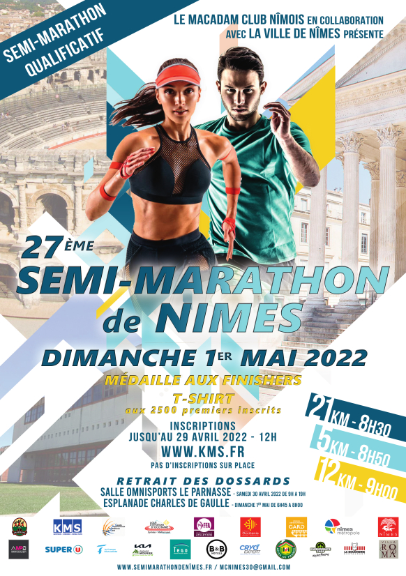 5Km, 12Km et Semi Marathon de Nimes